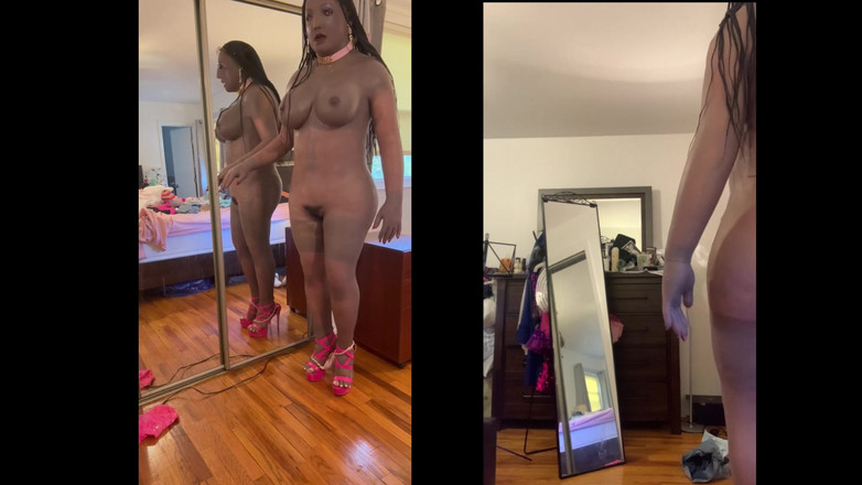 Deanna Doll: Seksi ateşli pantolonlu ve sıska üstlü zenci hatun Danae - bölüm 2 striptiz...