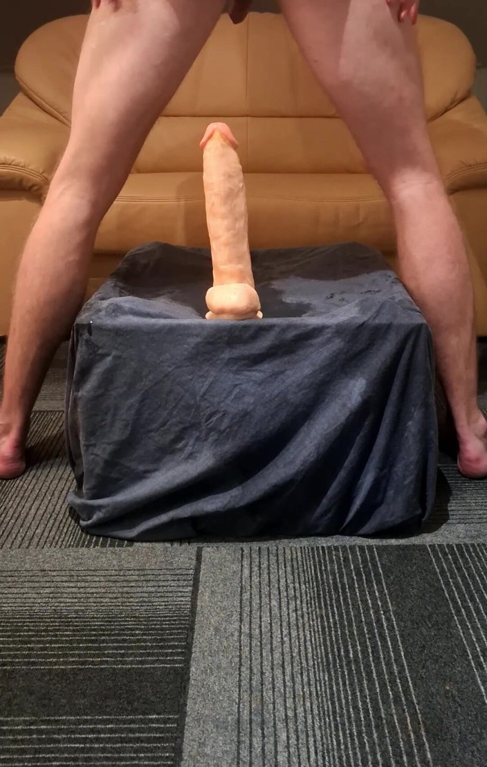 NoFace Twink X: Hot Gay Twink Takes Big Dildo Rosebay Xxl 6 Cm Diameter