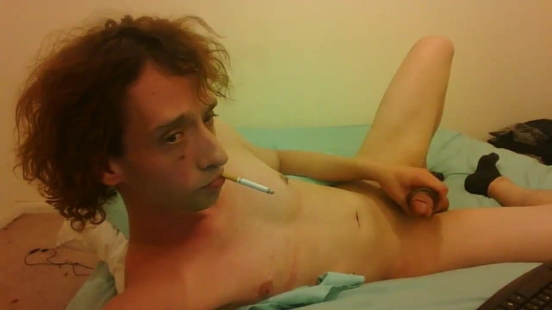 LilTaste: Transgirl Lazily Using Sex Sleeve and Smoking (no Cum/no Orgasm)