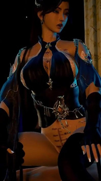 3D Cosplay Mature MILF Wear Sexy Dress and Have Hardcore Sex