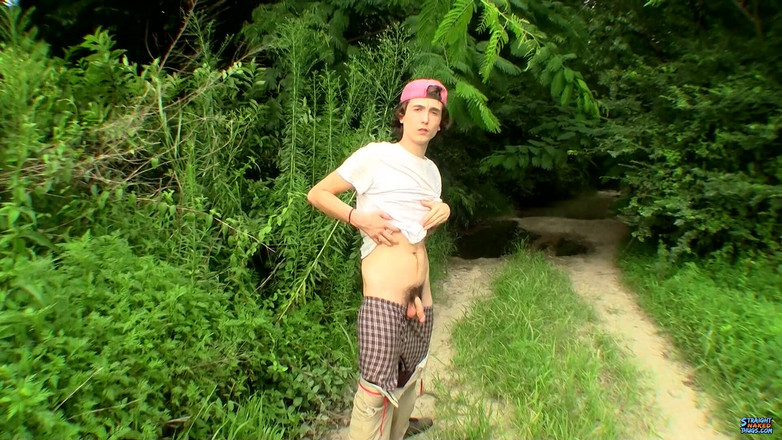 Straight naked thugs: Поганий хлопець Шон смикає його член