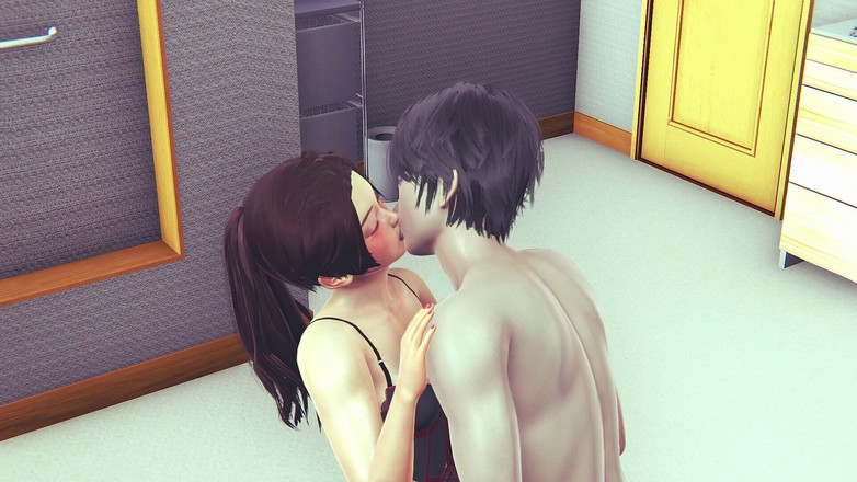 Joas22222: 수줍은 소녀 Umehara Suzu 3D 헨타이 - 꿀에 오르가즘을 줄 때까지 젖탱이 마사지, 키스 및 커닐링구스 2!