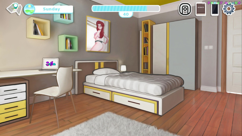 Porny Games: Jamliz 0.25의 Sexnote - 섹스로 음악 배우기, 거유 십대 1
