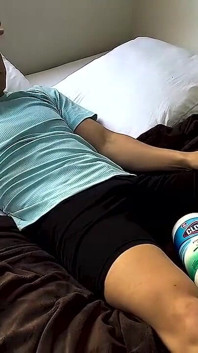 Straight Jock Alfonso Takes BBC Bareback POV