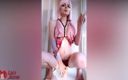 Lina Moore: Pink Cutie Rides a Dildo to Orgasm