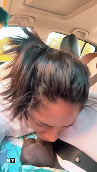 Blowjob While We're Going to Meet Some Friends