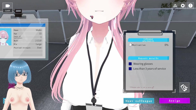 AliChan Vtuber: Let's Start Managing the Sexual Relief Department! Demo Gameplay 1