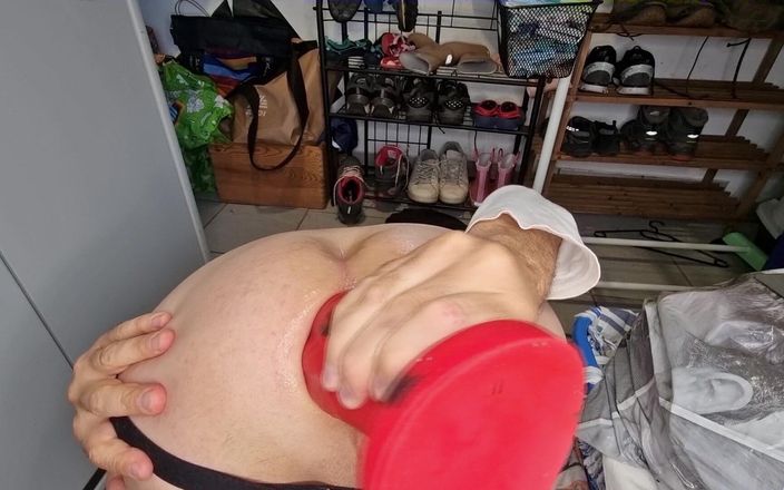 Giantasshole: My New 8,9cm Wide Dildo Fucking My Asshole