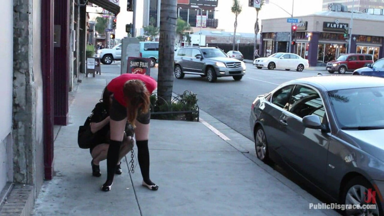 Public Disgrace by Kink: Girl Next Door Shocked and Bound in Public, Ass Fucked,...