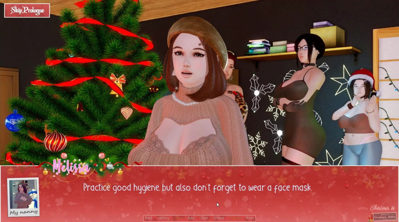 Cumming Gaming: Unlimited Christmas [xmas hentai porn play] ep.2 Christmas trip with sexy...
