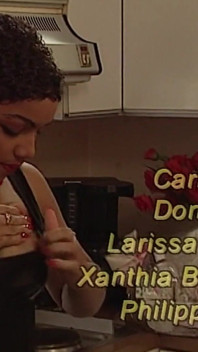 Ebony Babe From Germany Got Her Holes Used by Toys in the Kitchen