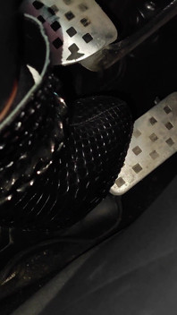 Fast Driving, Leather, High Heels 4K