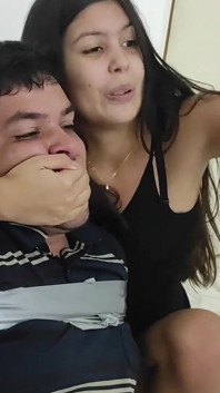 Complaining Boy Bound and Gagged by His Lazy-ass Girlfriend!