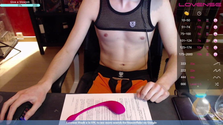Snauwflake: Snauwflake is having fun on chaturbate - Part 1