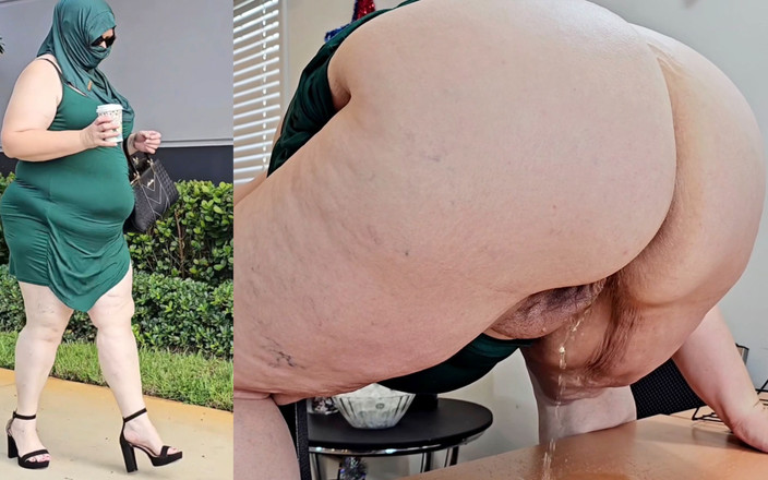 Big juicy ass booty clapper & jamdown: Büyük götlü iri güzel kadın amını göstermek ve iş yerinde...