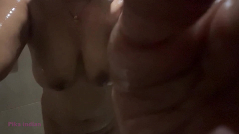 Pikaindian: Hot Sexy Teen Natasha Shower Show Bathroom Sex Seduce Romance...