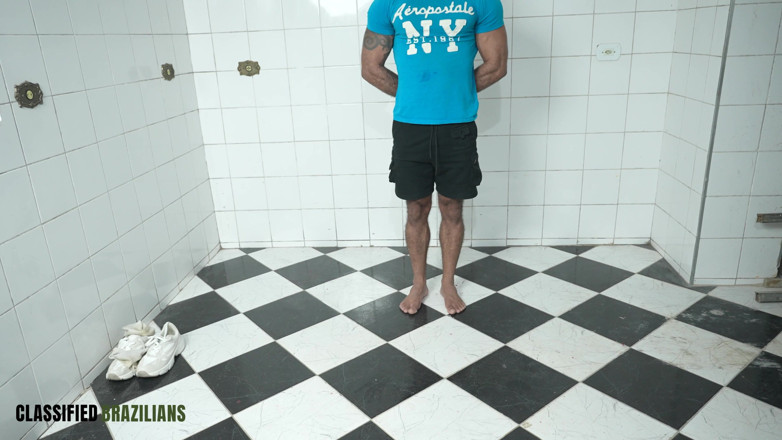 ClassifiedBrazilians: Hairy Bodybuilder Is Used as a Slave - Part 1