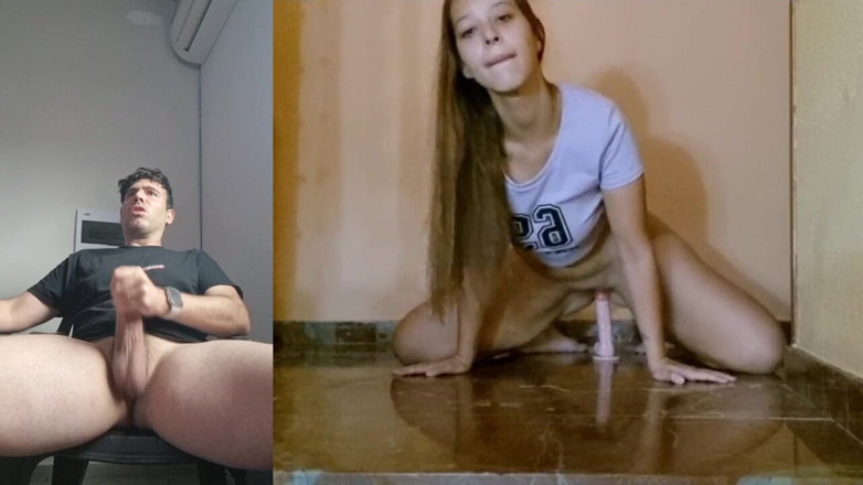 Latinascachondas: I Show My Friend How I'm Going to Ride Him...