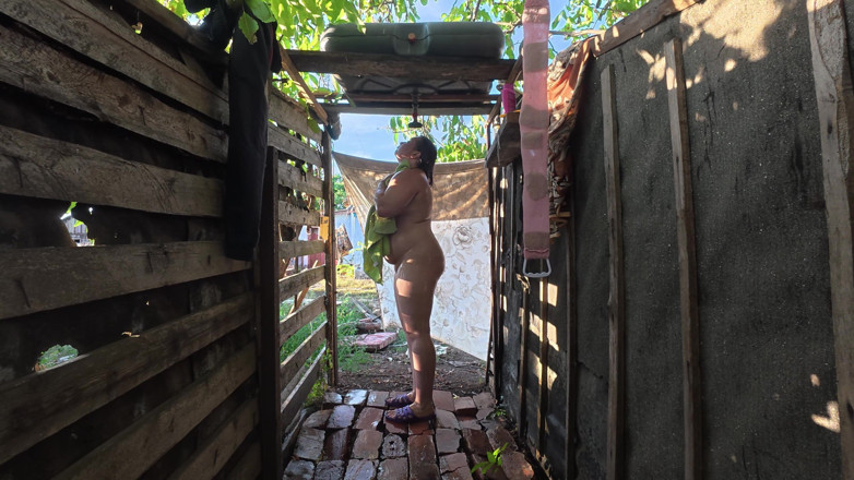 SchoolPrincess: 4K Chubby Girl Soaps Big Wet Tits Beside His Huge...