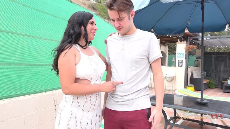 Aunt Judy's XXX: Linda del sol si tante semok spanyol menggoda cowok tukang...