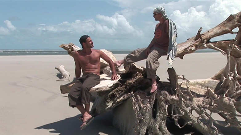 Get Your Fix: White sands dp threesome with squealing moaner