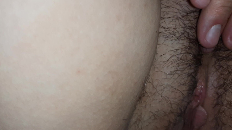 Lesbian-illusion: I Squeeze Her Tits Hard and Help Her Cum