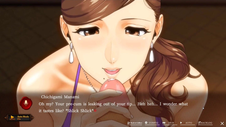 NSFWOtaku: Hentai Game - Professional Deepthroat Performance - a Gigantic-breasted MILF’s Devotional Oral...