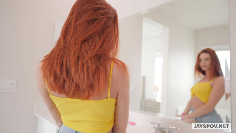 JAYS POV: Teen Redhead Lacy Lennon Loves Creampie and Rimming