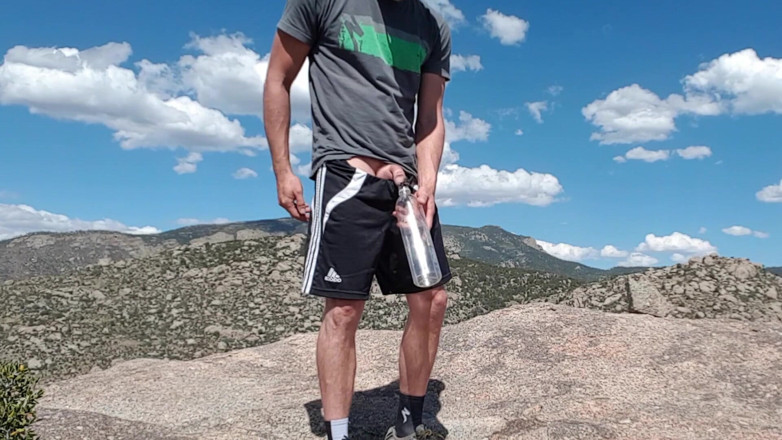 Lapetus: Pouring piss all over my shorts on a hike