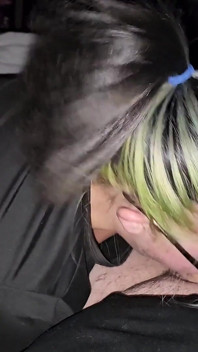 Ponytail Grabbing Blowjob