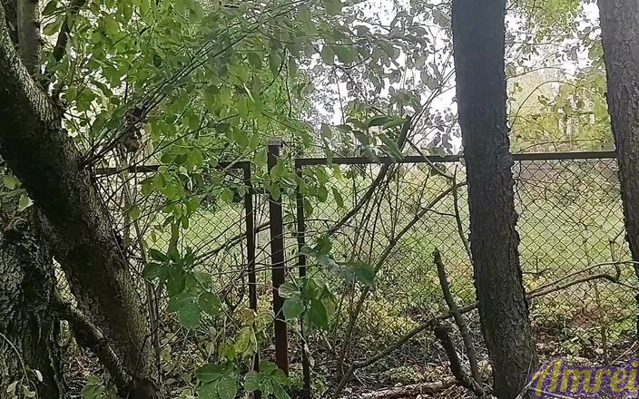 Amreis: Hard Handjob in the Forest. Throbbing and Lots of Cum