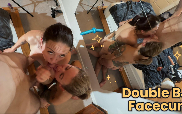 Bigmax8inch: 1 chlap 2 super sexy holky dvojitý bj, výstřik na obličej...