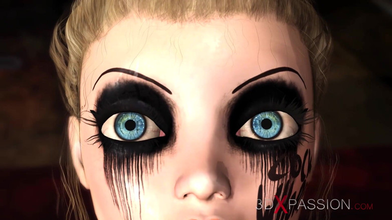 3dxpassion: Blonde anal whore can't get enough black cock up her...