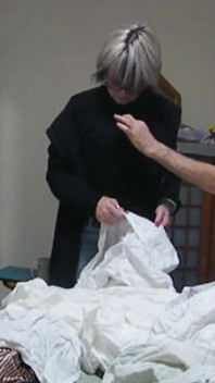 Horny Old Housemaid Prefers to Fuck the Painter Rather Than Do the Laundry.