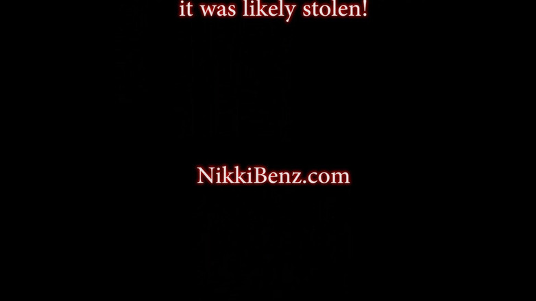 Nikki Benz: Mirror Mirror是最热辣的金发女郎 - Nikki Benz！