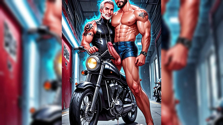 Erotic Man: Ai Biker 男同性恋幻灯片