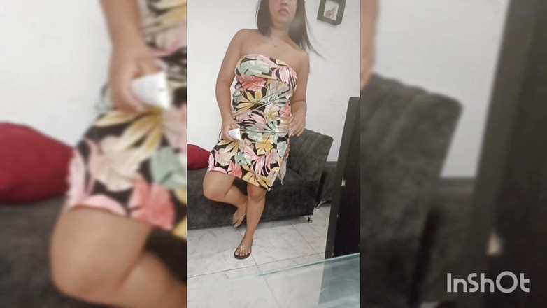 Pikaa6: Nettes latina-teen spielt mit ihrem stiefbruer