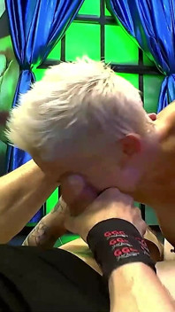 Ggg John Thompson - Blonde Slut Sucks Cocks in Cum Bliss Orgy