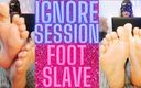 Monica Nylon: Ignore Session Foot Slave