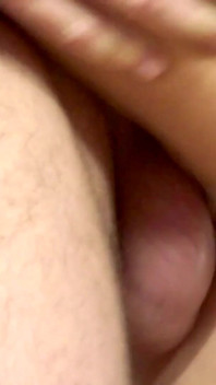 Lovely blonde fucked and sprayed on her natural tits