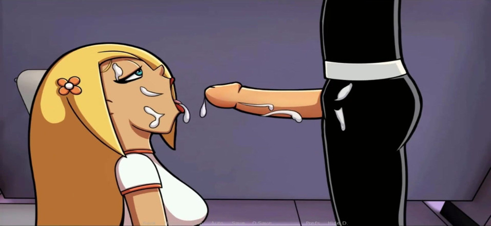 Hentai World: Amity park lot cum after deepthroat