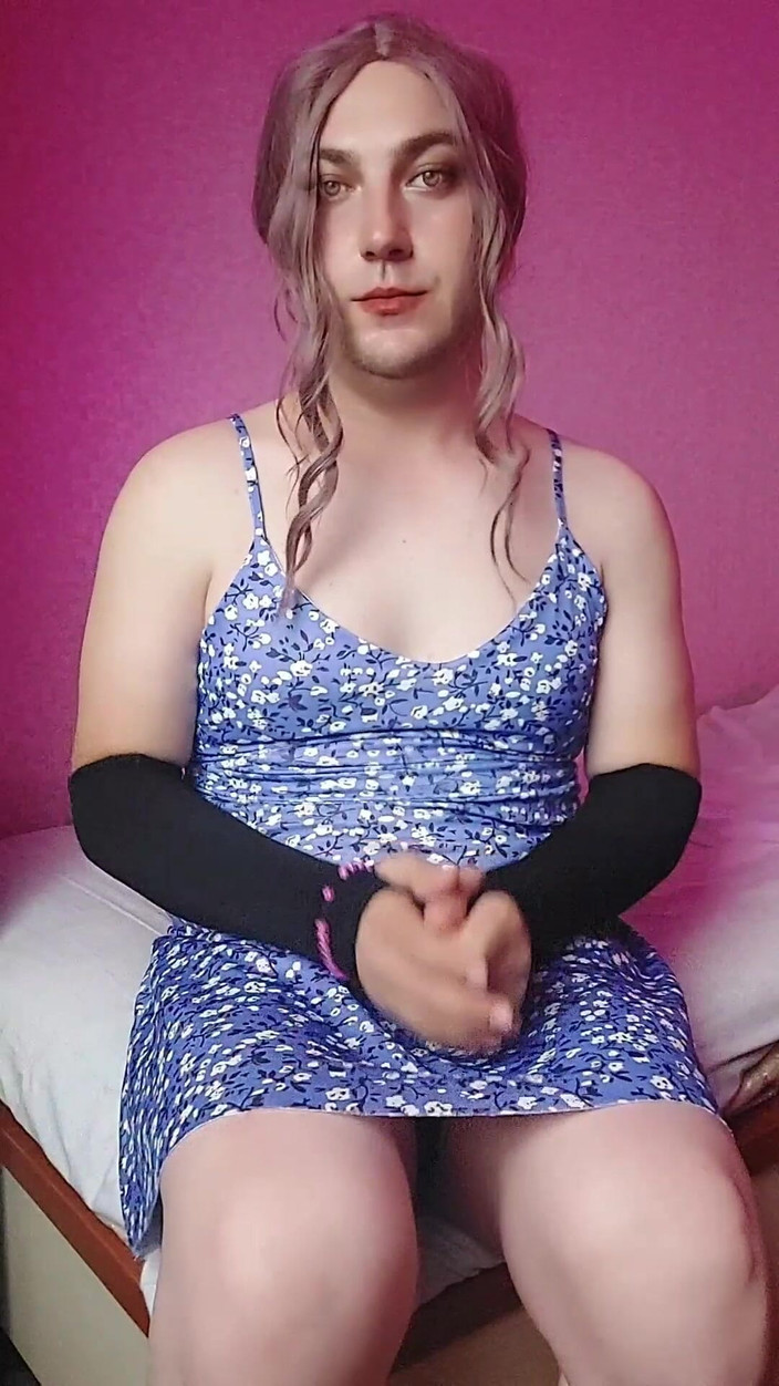 Kitty_Cross: Velký zadek Femboy amatérská modelka Sissy Crossdresser Sexy oblečení velký...