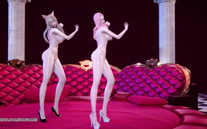3D-Hentai Games: [MMD] Chaness - SeSeSe Sexy Naked Dance Ahri Seraphine League of...