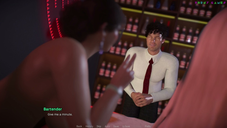 Porny Games: Gospodină prietenoasă de White Foam - o soție excitată se joacă...