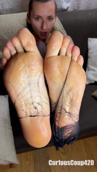 Cum on Mistress's Feet Countdown Submission