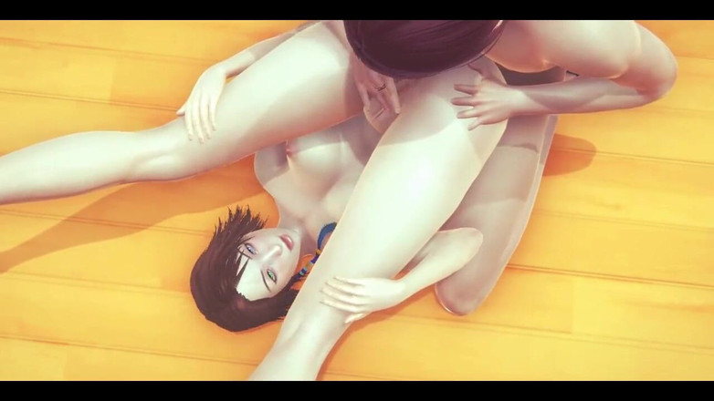 HentaiTubes: Final Fantasy Hentai - Yuna Prosty i lesbijski seks - japońska azjatycka...