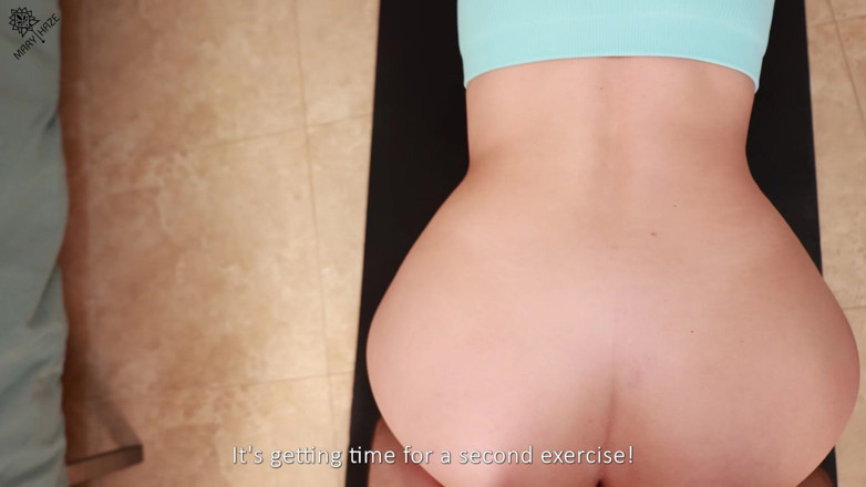Mary Haze: Omg! Secretly Watching My Stepsister Work Out! Now She's Working...