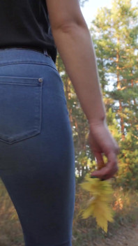 Worship My Walking Wiggle Ass in Blue Jeans
