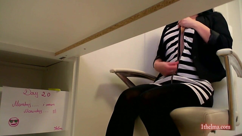 1THELMA: Lunch break orgasm 100 days diary. Day 11 - 20