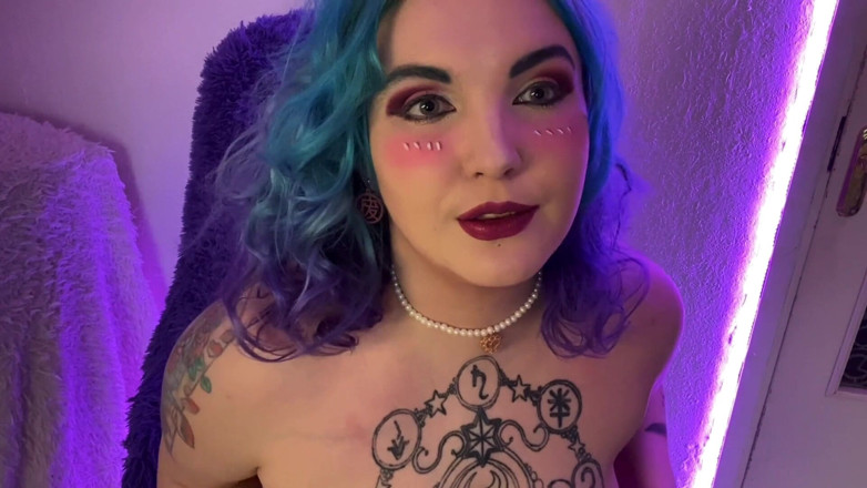 Yukionna: Chubby cutie plays with dress and socks